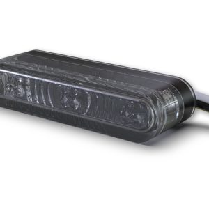 HIGHSIDER pro Star-MX1 Pro Modul LED Blinker/Positionslicht Schwarz/Getönt 2in1, E-Geprüft (Paar)