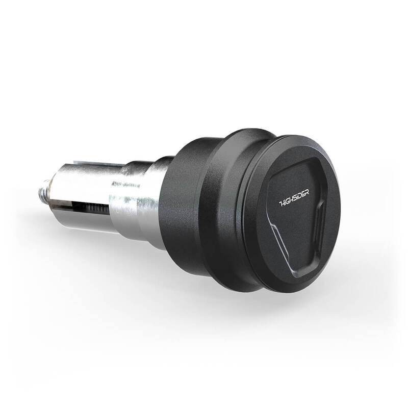 Poignée De Guidon HIGHSIDER ESAGANO-RS En Caoutchouc, Pour Tube 7/8" (22,2 Mm), Longueur 125 Mm