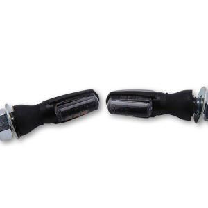 HIGHSIDER smart Spark LED Blinker/Positionslicht Schwarz/Getönt 2in1, E-Geprüft (Paar)