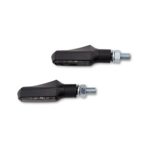 HIGHSIDER smart Shorty Fin LED Blinker Schwarz/Getönt E-Geprüft (Paar)
