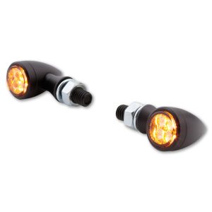 HIGHSIDER smart Sixteen Bullet LED Blinker Schwarz/Getönt E-Geprüft (Paar)