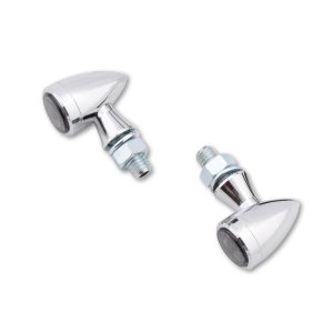 HIGHSIDER smart Sixteen Bullet LED Blinker Chrom/Getönt E-Geprüft (Paar)